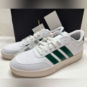 NEW Adidas Breaknet 3.0 Men's Trainers Shoes Sneaker White/Green JR3549 9,9.5,10